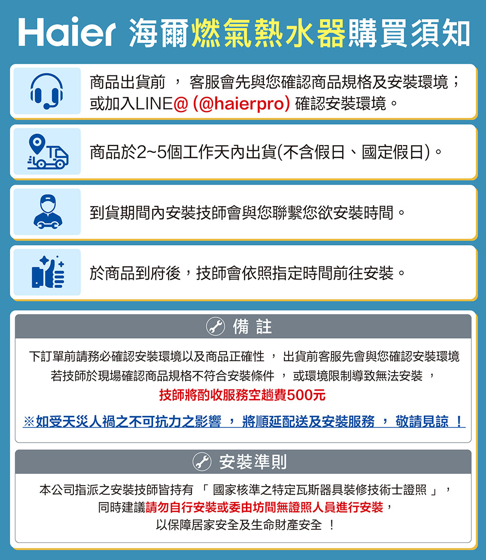 下訂單前請務必確認安裝環境以及商品正確性, 出貨前客服先會與您確認安裝環境