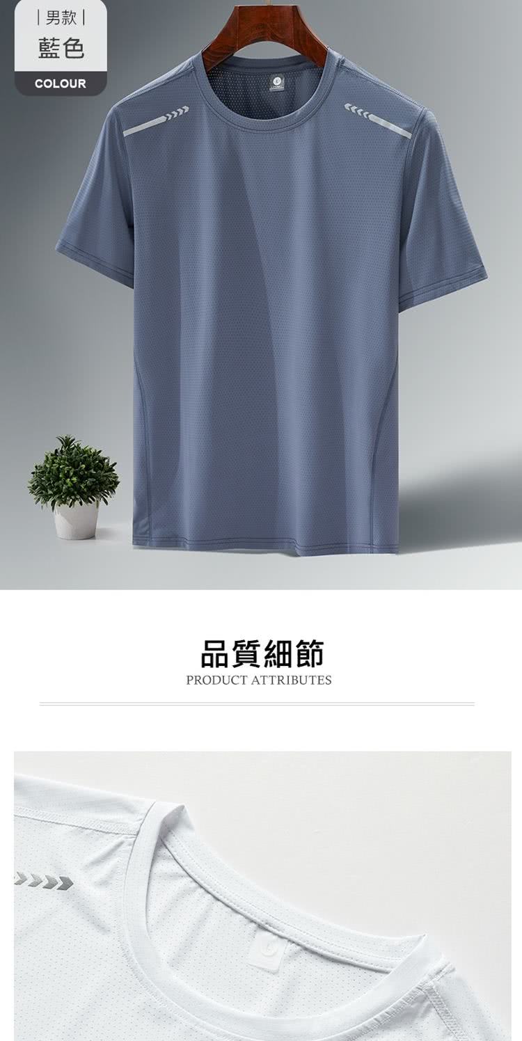 男款 藍色 品質細節 