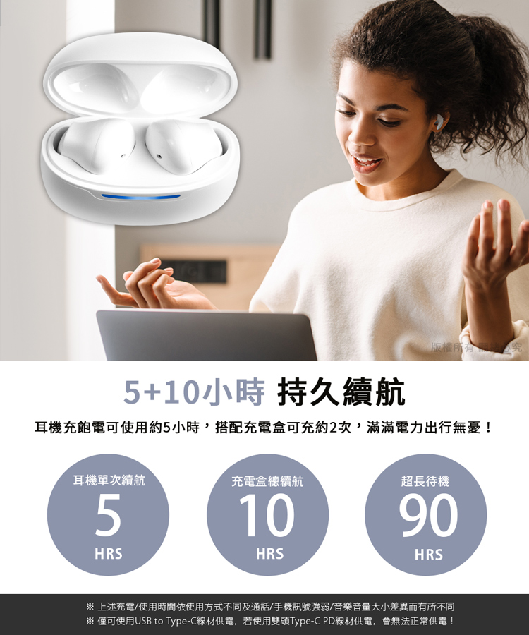 僅可使用USB to TypeC線材供電,若使用雙頭TypeC PD線材供電,會無法正常供電