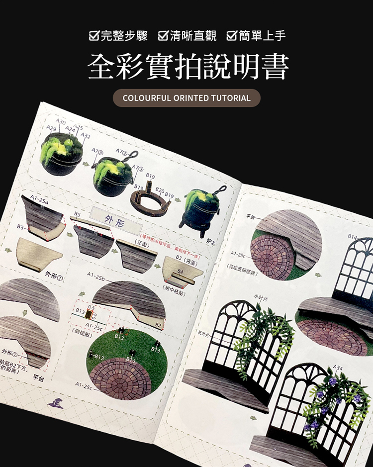 等待胶水粘牢后,再制作下一步了