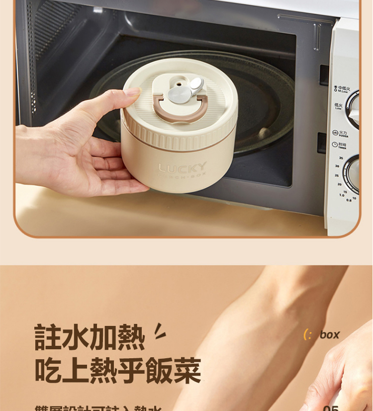 註水加熱 吃上熱乎飯菜 