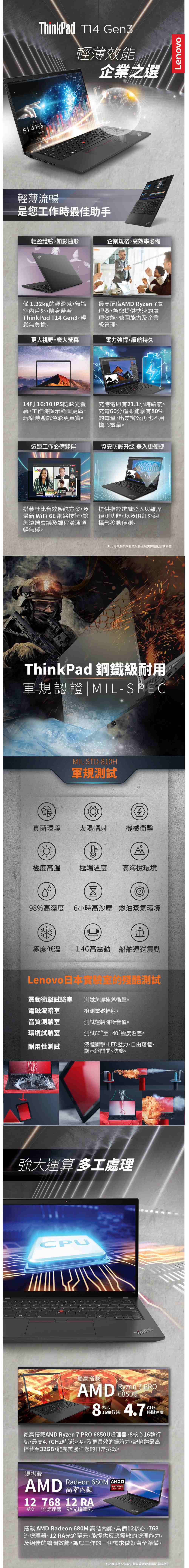 ThinkPad 聯想 福利品 14吋AMD R5商務筆電(
