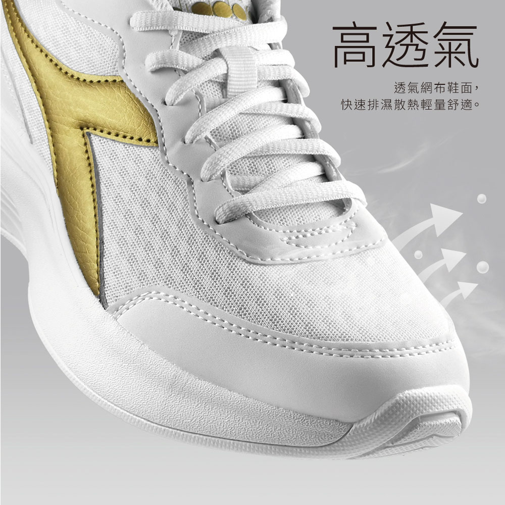 DIADORA 女鞋 義大利設計女段輕量慢跑鞋(DA1780