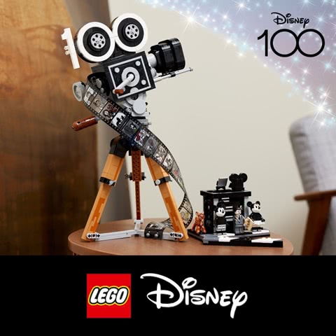 LEGO 樂高 積木 迪士尼 華特迪士尼 復古膠卷攝影機43
