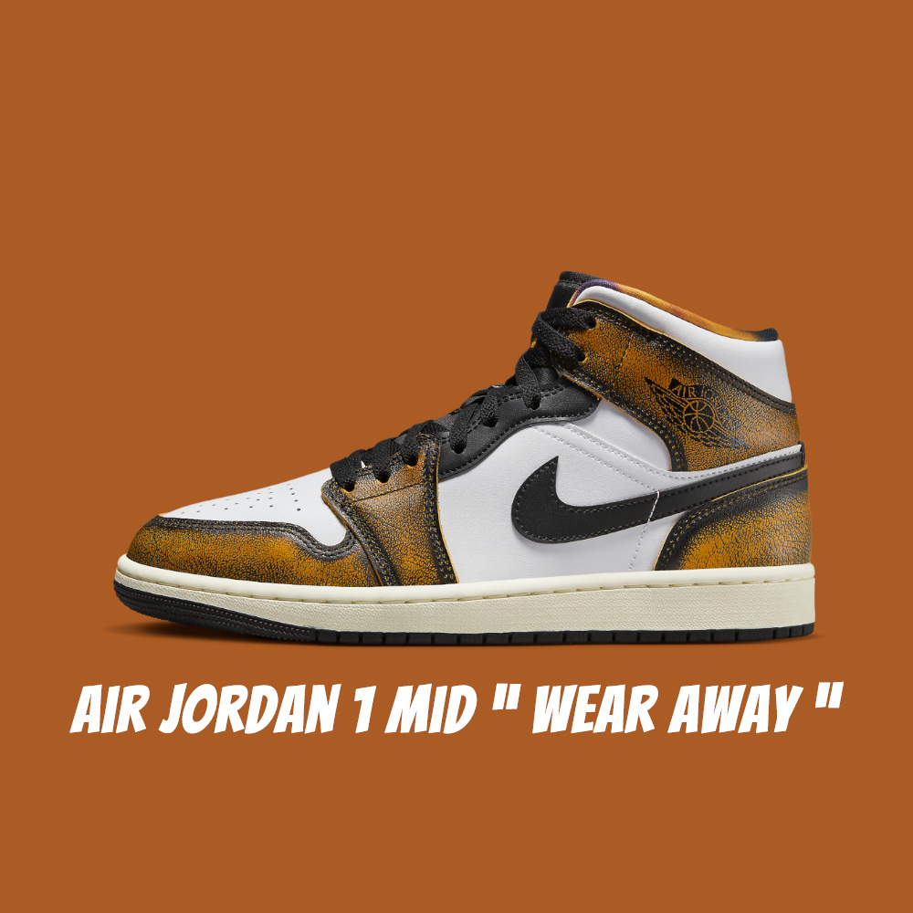 NIKE 耐吉 Air Jordan 1 Mid Wear 