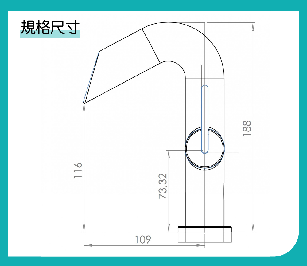 AWA歐瓦 IKKY/標準黑 衛浴水龍頭(檯面水龍頭 衛浴面