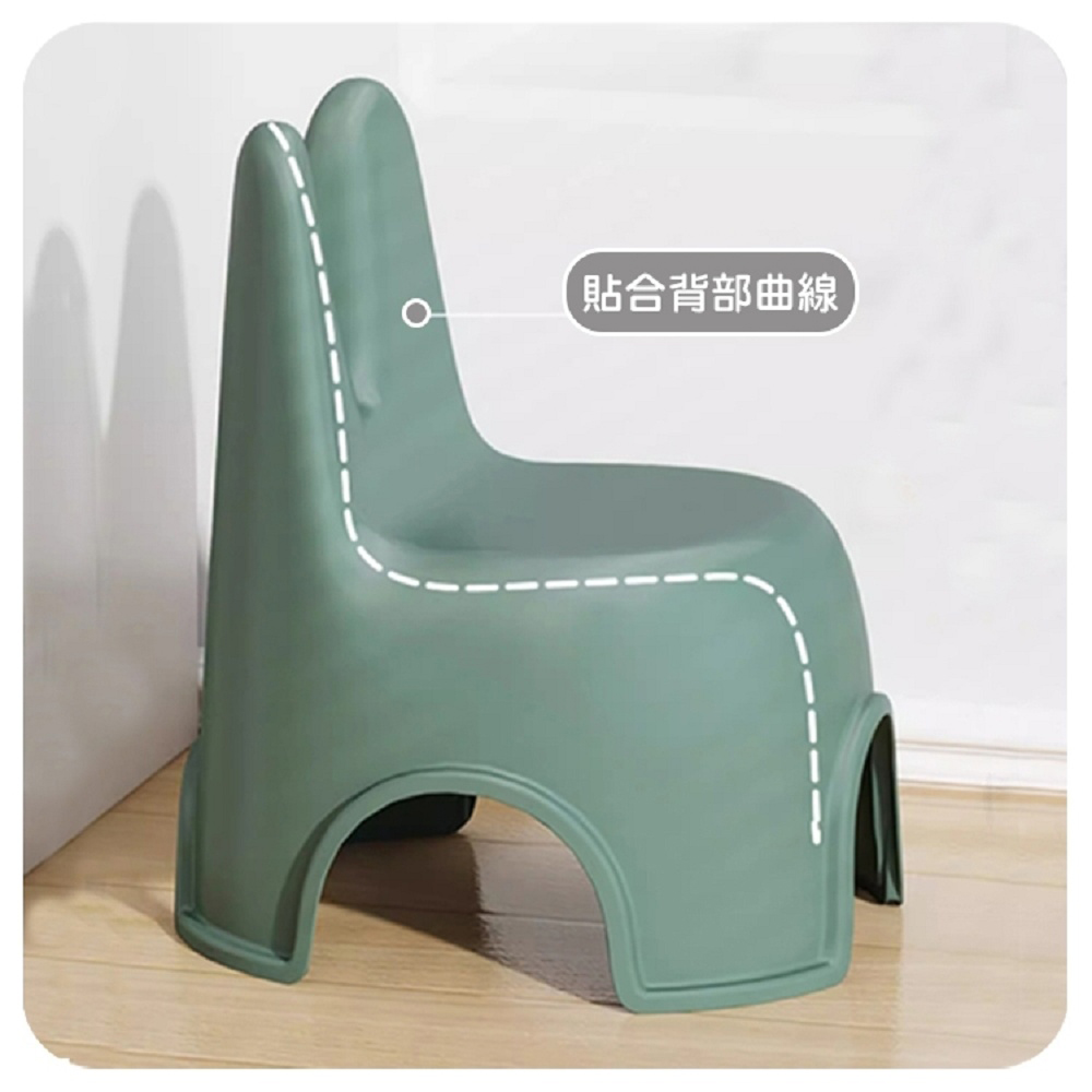 生活King 大雲兔椅/造型椅/小椅子/休閒椅/塑膠椅(2入