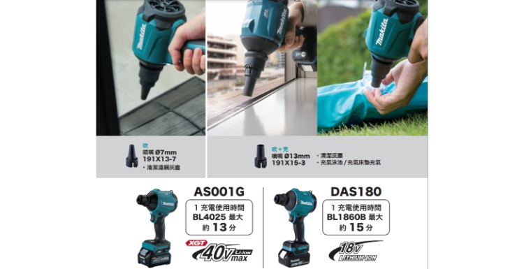 MAKITA 牧田 DAS180Z 18V無刷空氣槍 單主機