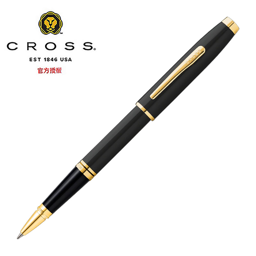 CROSS】高雲系列亮鉻金夾/黑琺瑯金夾鋼珠筆(AT0665-2/AT0665-11