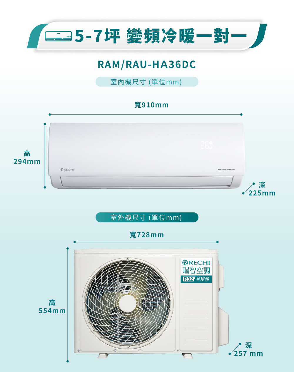 RECHI瑞智 RAM-HA36DC - 詳情8