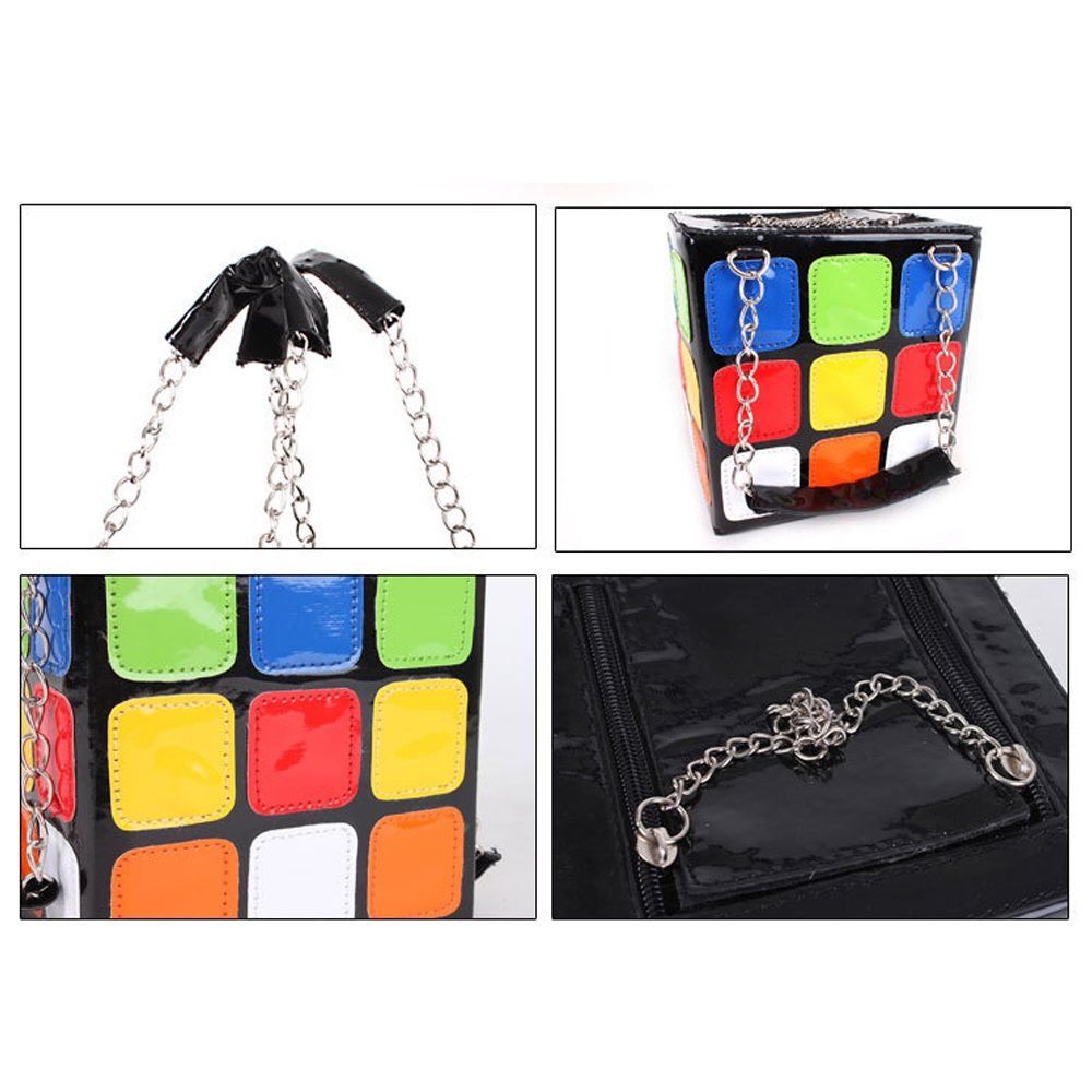Jpqueen 創意多色魔術方塊女用手提包(彩色)折扣推薦