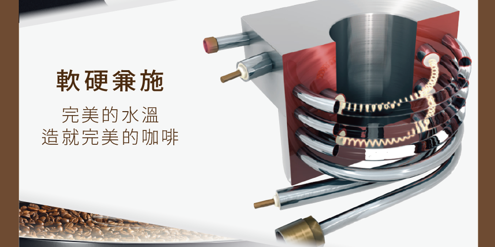 軟硬兼施 完美的水溫 造就完美的咖啡 