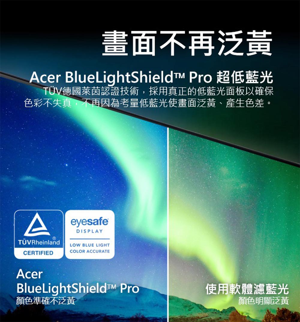 Acer BlueLightShield Pro 超低藍光