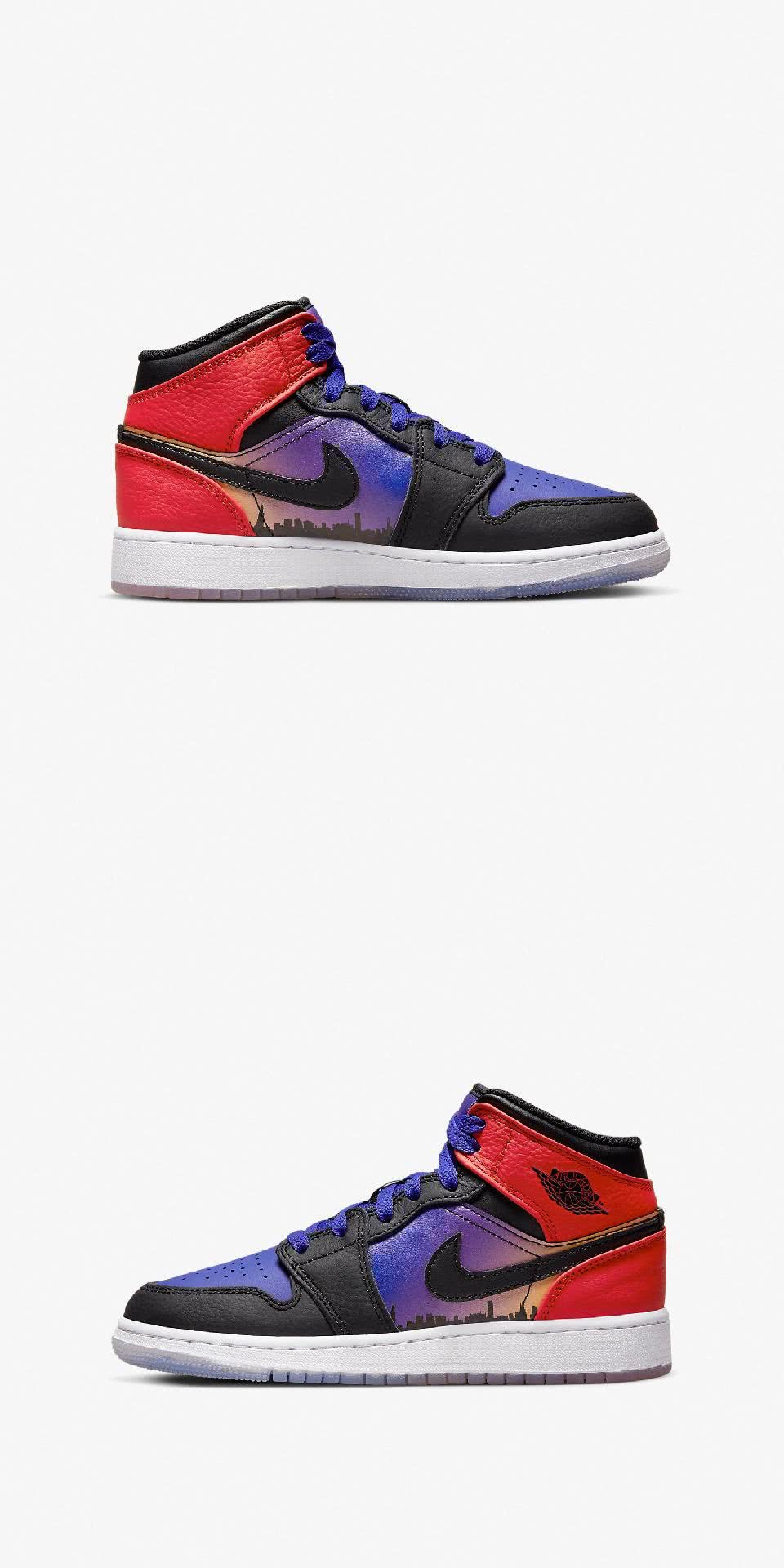 NIKE 耐吉 Air Jordan 1 Mid SS GS