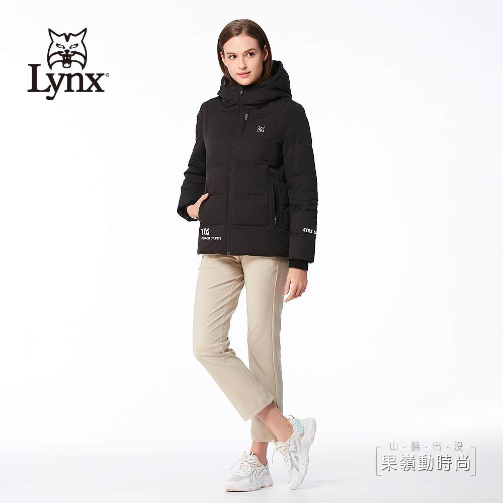 Lynx Golf 女款保暖舒適羽絨壓線造型胸袋設計拉鍊口袋