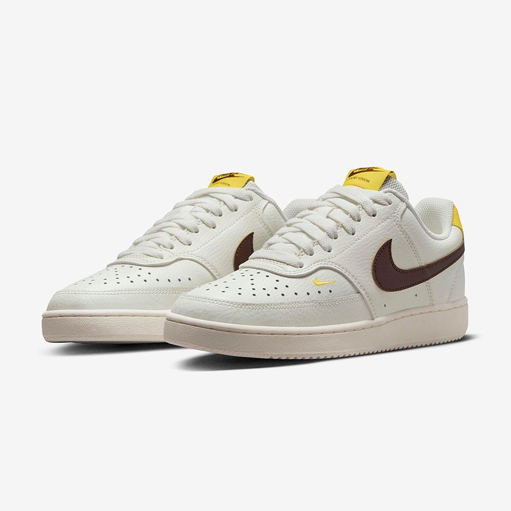 NIKE 耐吉 Court Vision Low 女鞋 白黑