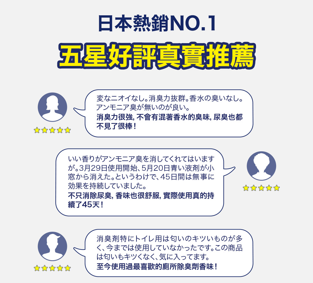 消臭力很強, 不會有混著香水的臭味, 尿臭也都
