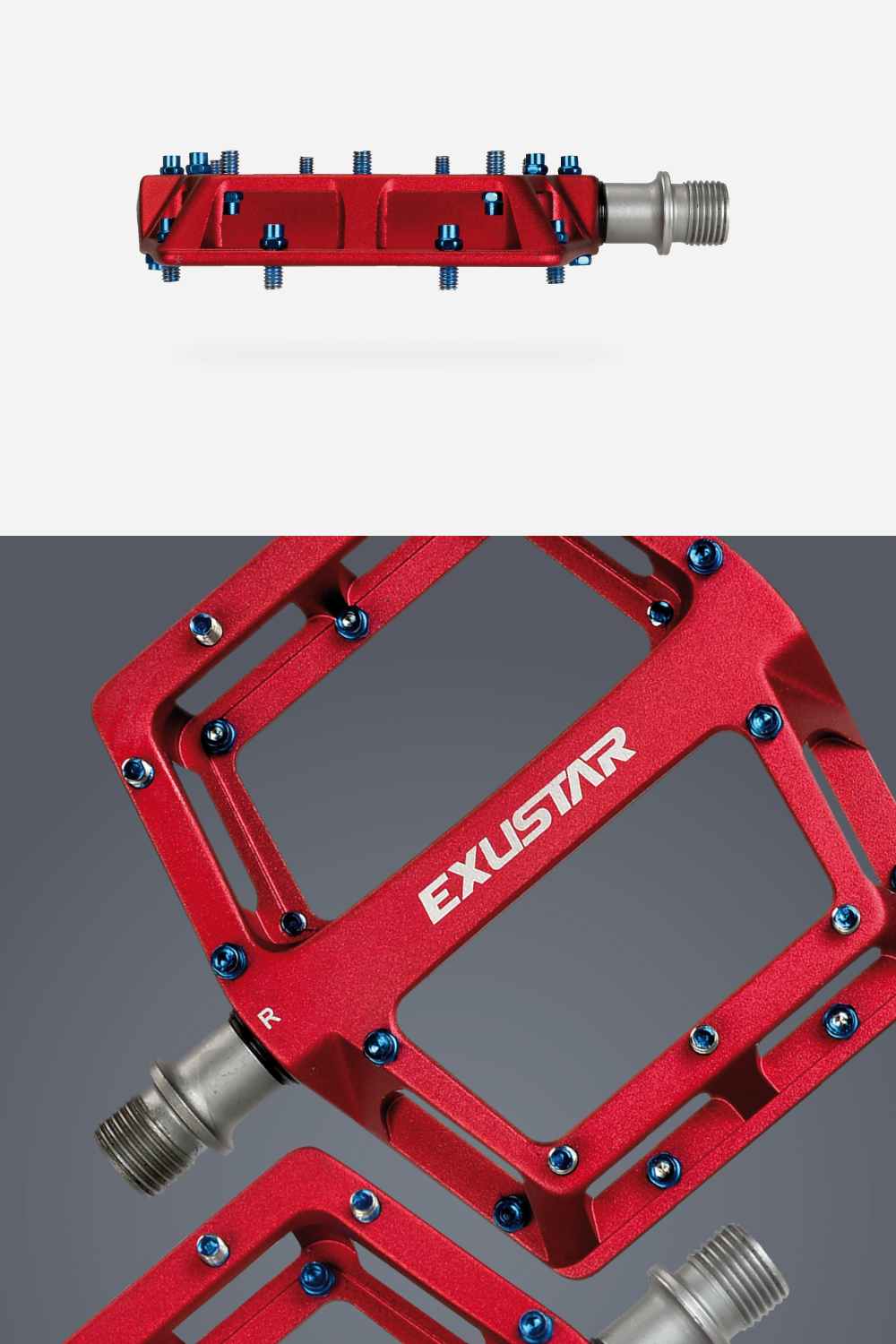 EXUSTAR E-PM536-RD(登山車踏板 紅)評價推