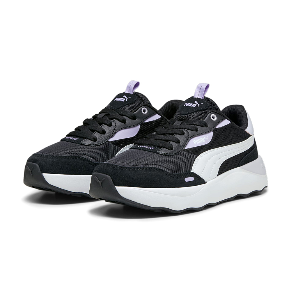 PUMA Runtamed Platform 女鞋 黑白色 