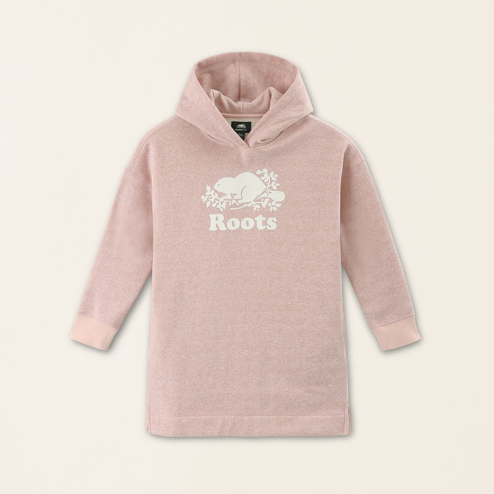Roots Roots大童-金蔥海狸系列 經典海狸連帽洋裝(