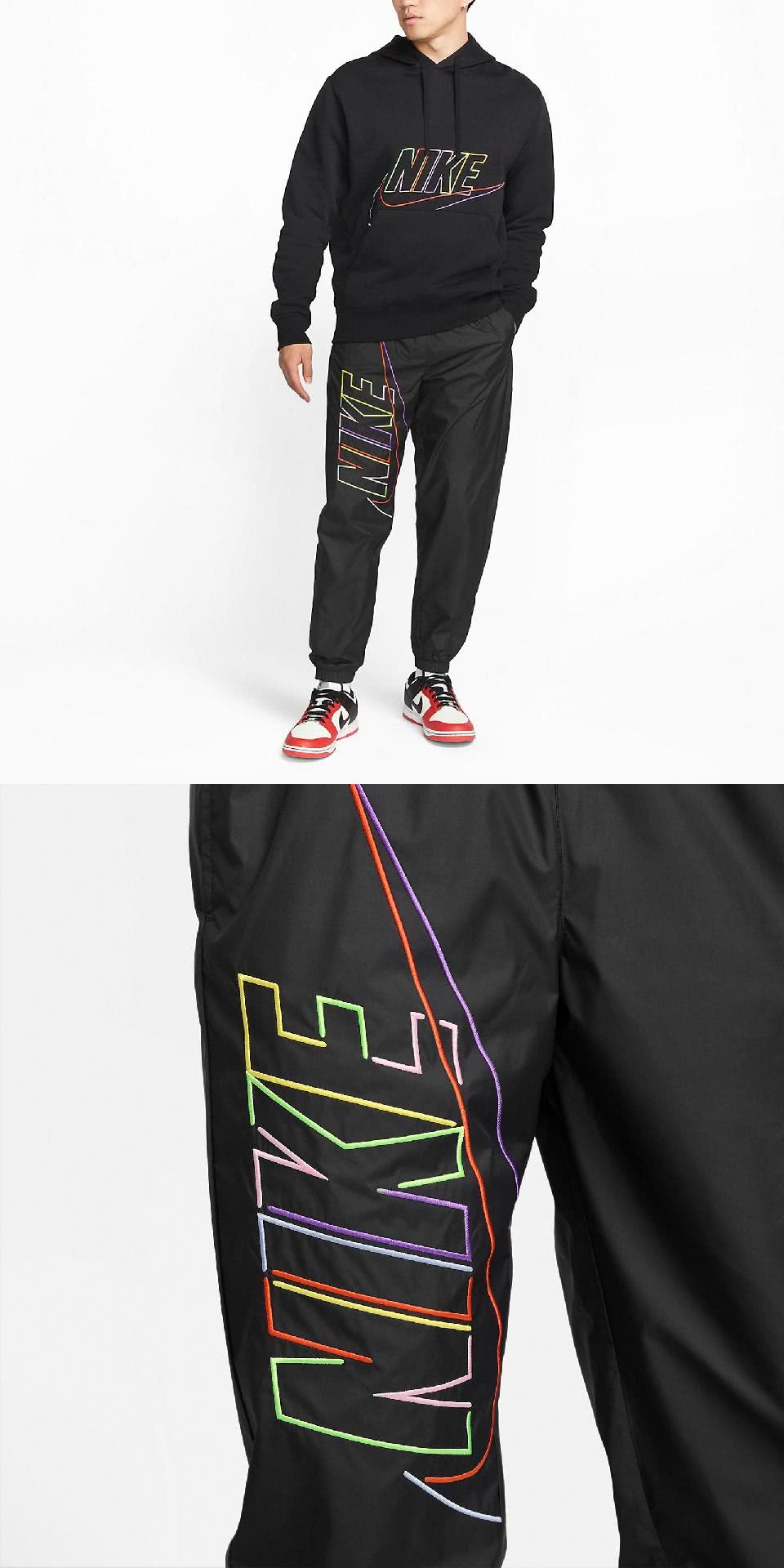 NIKE 耐吉 長褲 Club+ Pants 男款 黑 彩色