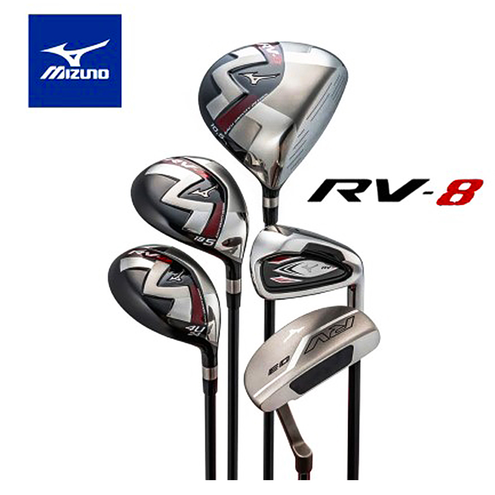 MIZUNO 美津濃 RV8 男用 全套高爾夫球具組 鐵桿組