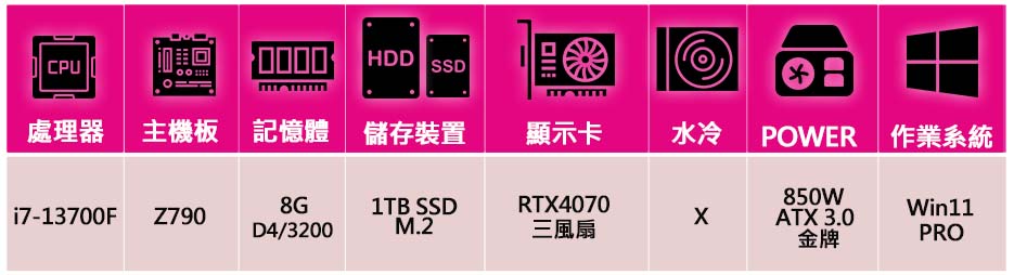 微星平台 i7十六核Geforce RTX4070 Win1