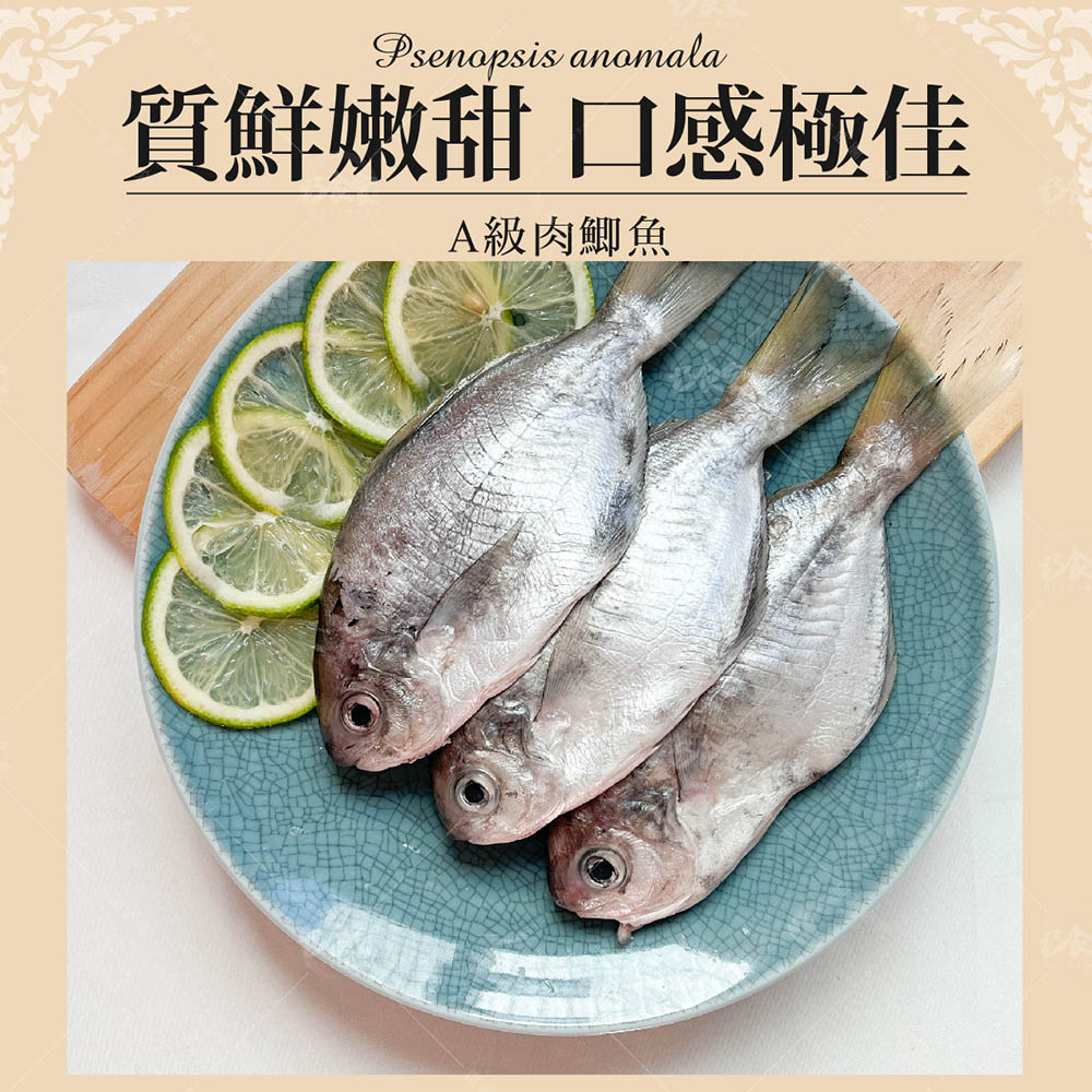 巧食家 A級肉鯽魚X10包 共40條 肉魚/刺鯧(去鰓去肚 