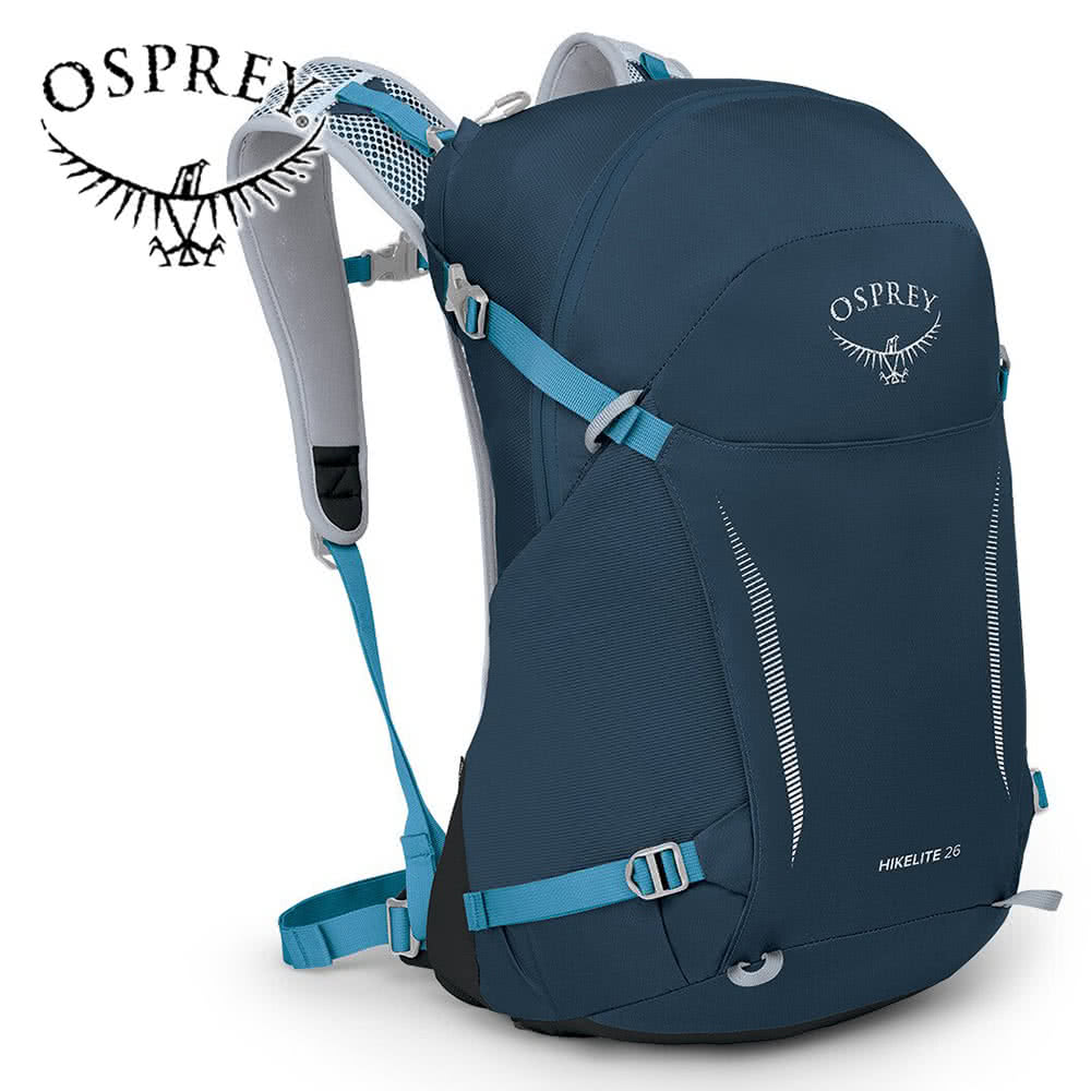 Osprey Hikelite 26 輕量網架背包 特拉斯藍