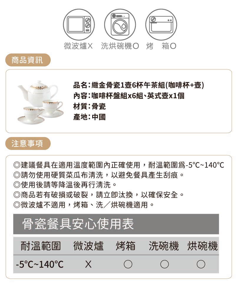 建議餐具在適用溫度範圍內正確使用,耐溫範圍爲5140