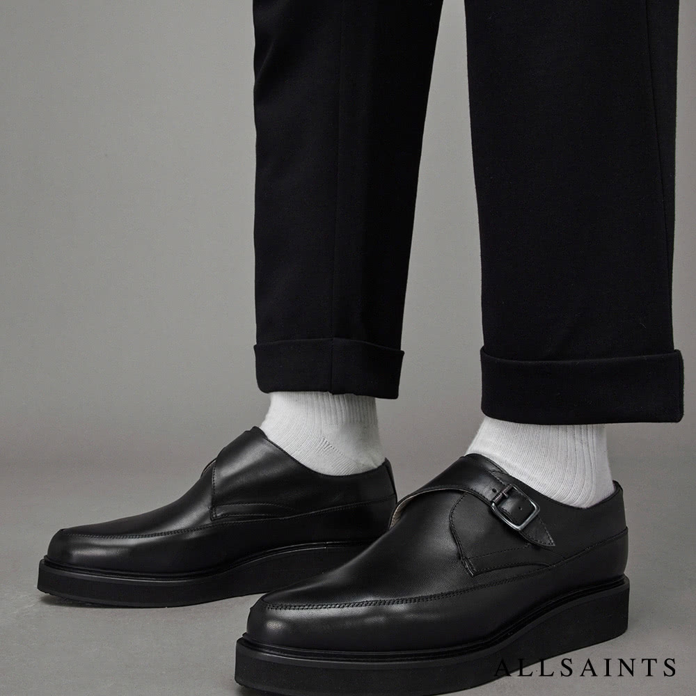 ALLSAINTS LUKE 牛皮裸靴Black好評推薦