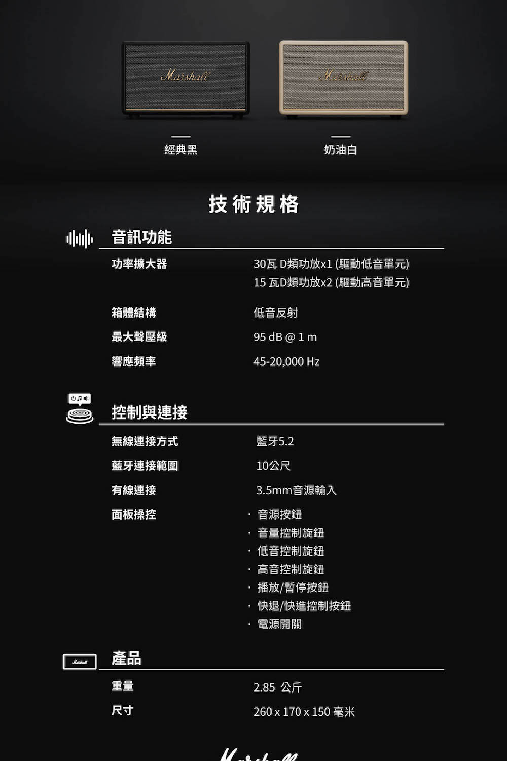 30瓦 D類功放x1 驅動低音單元