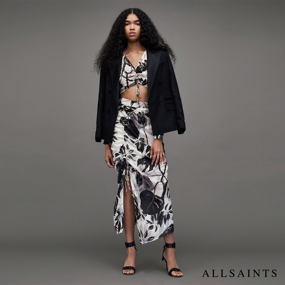 ALLSAINTS CARLA JACKIE 中長裙ECRU