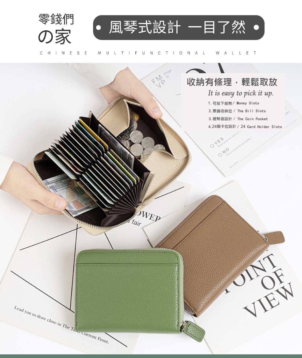 4.24個卡位設計 24 Card Holder Slots