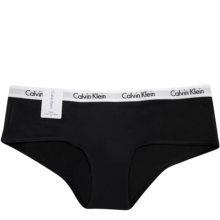 Calvin Klein 凱文克萊 棉質低腰三角內褲-黑色(