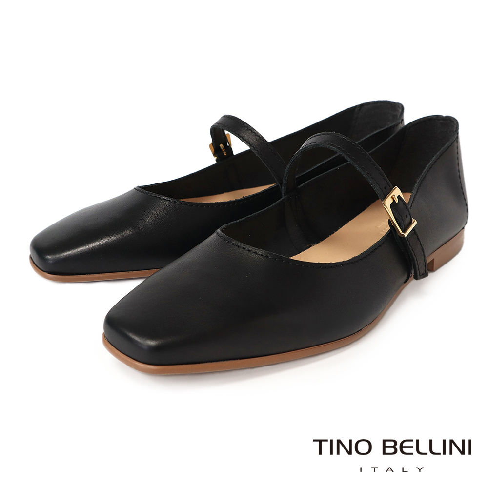 TINO BELLINI 貝里尼 義大利進口素面細帶瑪莉珍鞋