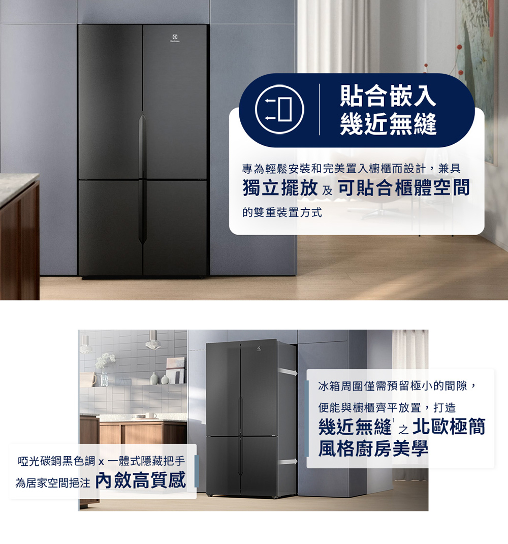 專為輕鬆安裝和完美置入櫥櫃而設計,兼具