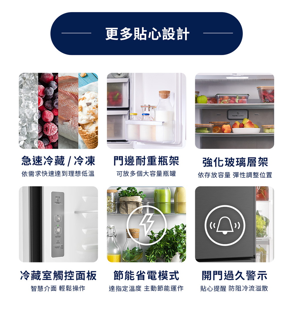 冷藏室觸控面板 節能省電模式