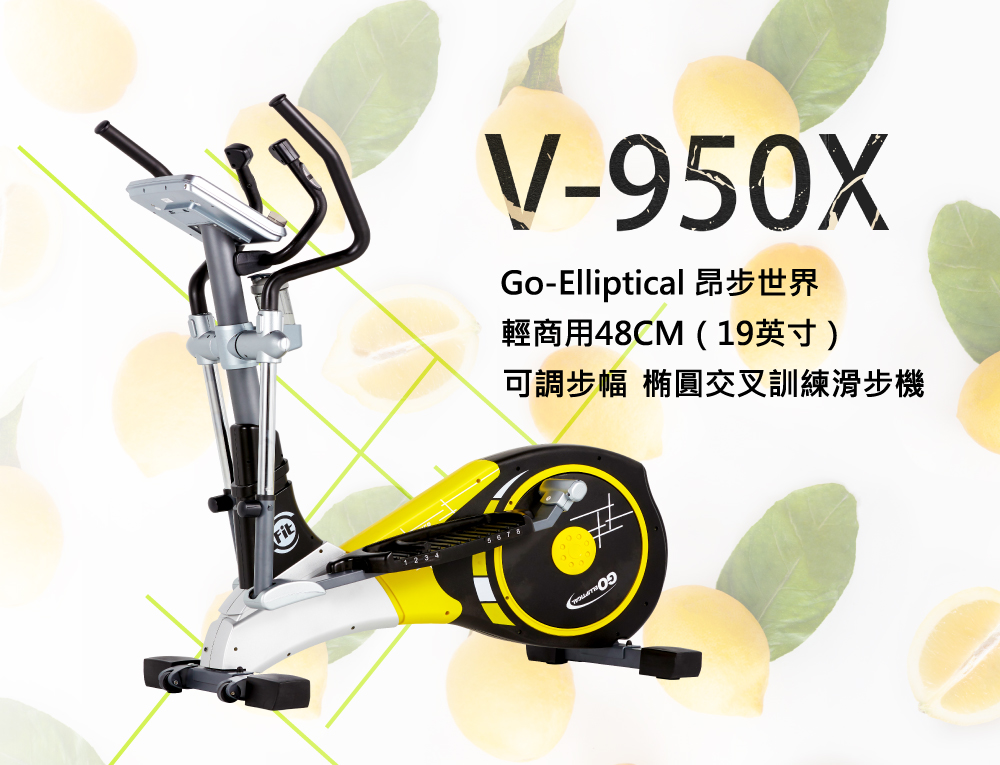 GO ELLIPTICAL昂步世界 V-950X標準19英寸