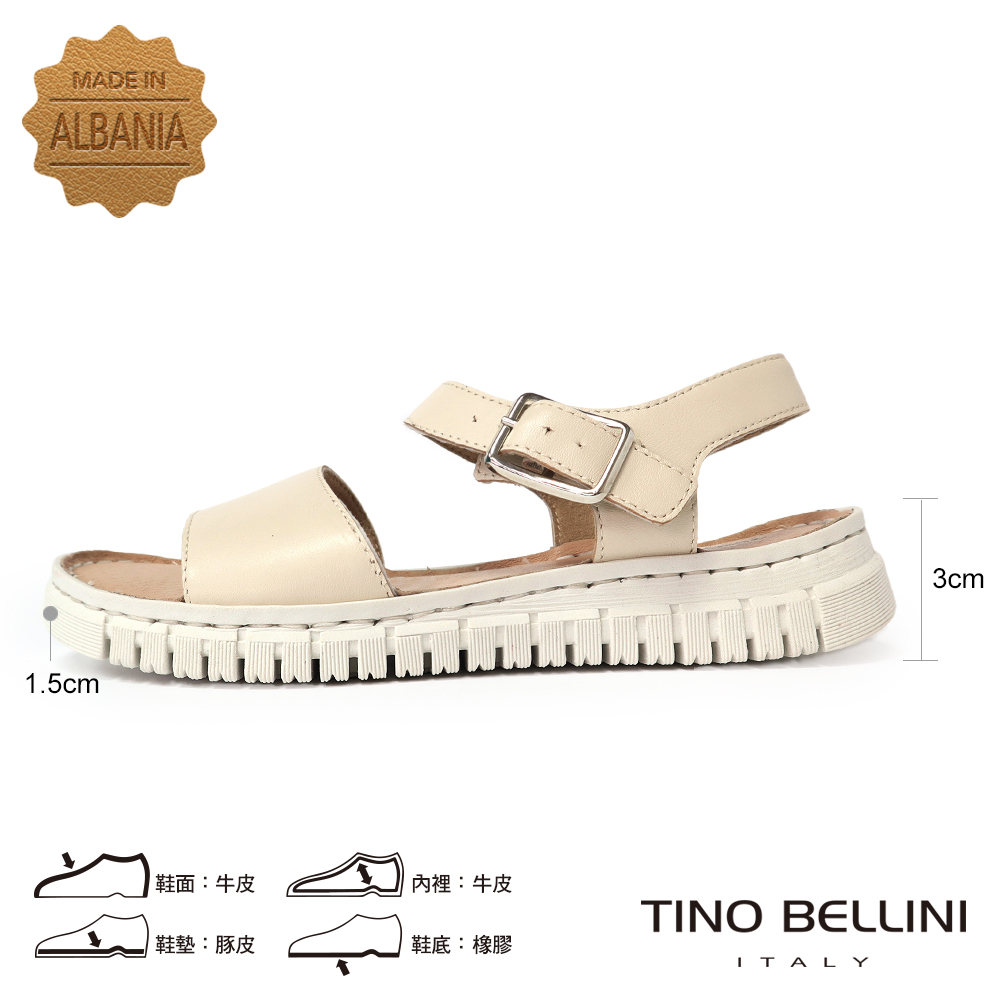 TINO BELLINI 貝里尼 阿爾巴尼亞進口寬帶涼鞋FS