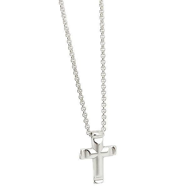 Tiffany&Co. 蒂芙尼 925純銀-立體十字架墜飾中