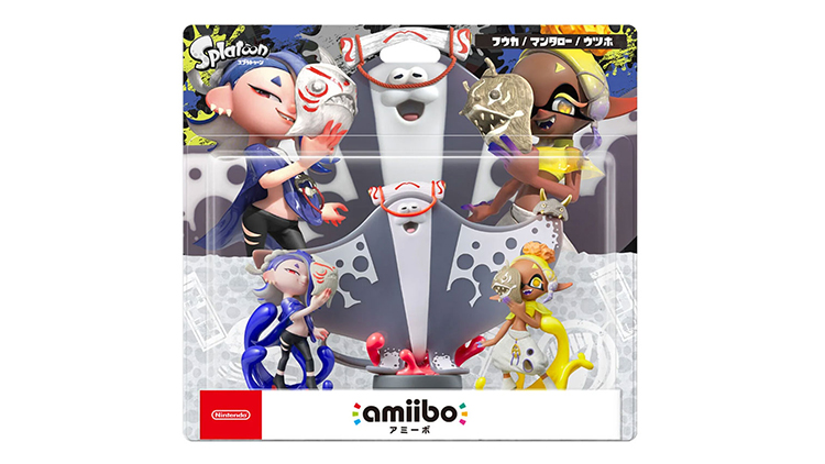 Nintendo 任天堂 amiibo 魚漿幫 莎莎/曼曼/