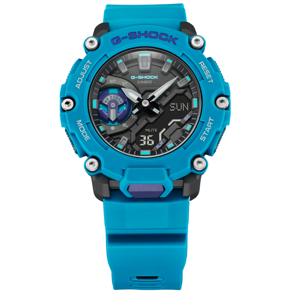 CASIO 卡西歐 G-SHOCK 碳核心防護雙顯腕錶(GA