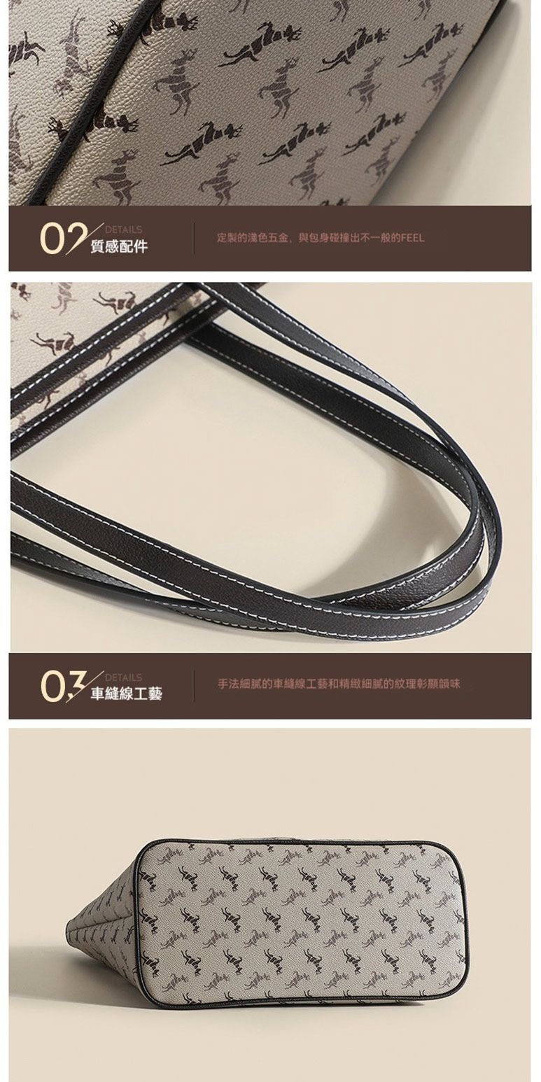 03車縫線工藝 定製的淺色五金,與包身碰撞出不一般的FEEL 手法細膩的車縫線工藝和精緻細膩的紋理彰顯韻味 