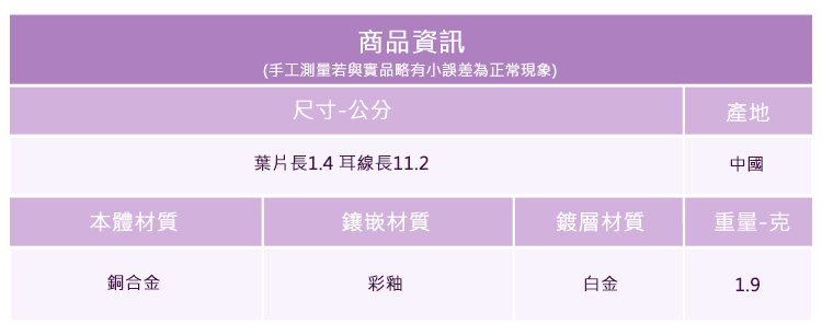 手工測量若與實品略有小誤差為正常現象