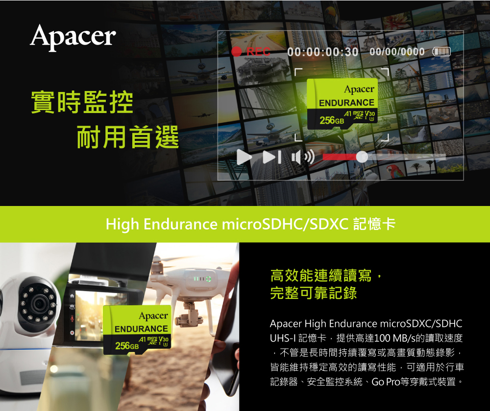 High Endurance microSDHCSDXC 記憶卡