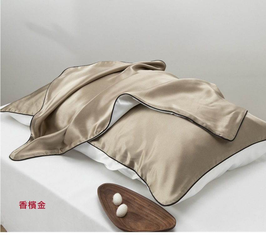 Jun Jun 單面重磅蠶絲枕頭套 真絲枕套 一件入(多色選