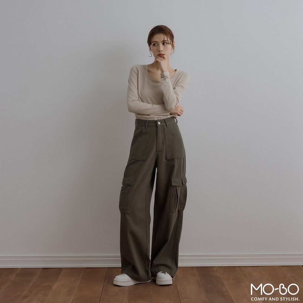 MO-BO 棉感發熱方領上衣(MIT)優惠推薦
