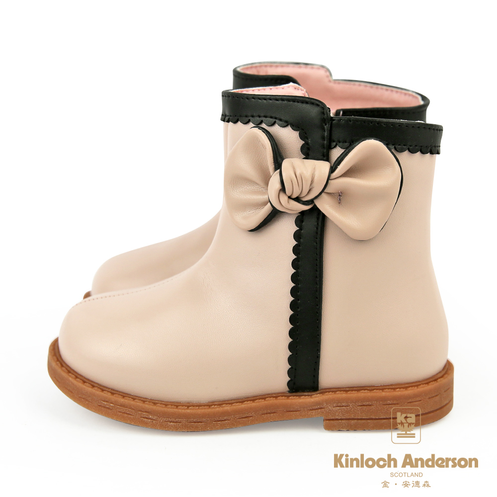 金安德森 15.0-17.0cm 甜美 女童 蝴蝶結 短靴(
