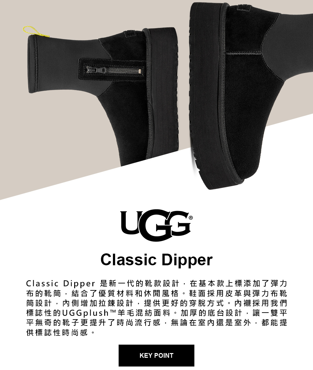 UGG 女鞋/靴子/女靴/雪靴/Classic Dipper